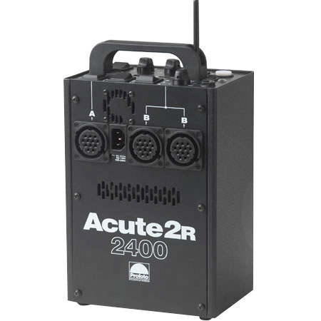Profoto Acute2R 2400 Generator (2400Ws) - Includes Optical Slave and a 32 Channel Pocket Wizard Remote Receiver #900776 / 501-035