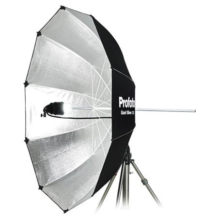 Profoto 7' (2.1m) Giant Parabolic Umbrella Style Reflector, Silver