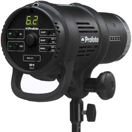 Profoto D1 500 Watt Second Monolight Flash with Built-in Reflector & Power Cable, Coated Flash Tube.
