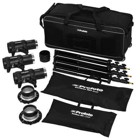 Profoto D1 1- 1000W/s / 2- 500W/s Head Studio Kit with Air Remote