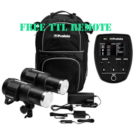 Profoto B1 500 Air TTL Battery-Powered 2-Light Kit w/Nikon TTL-N Transmitter