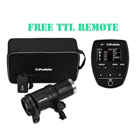 Profoto B1 500 AirTTL Battery Powered Monolight Flash - Bundle with Profoto Air Remote TTL-C Transmitter for Canon