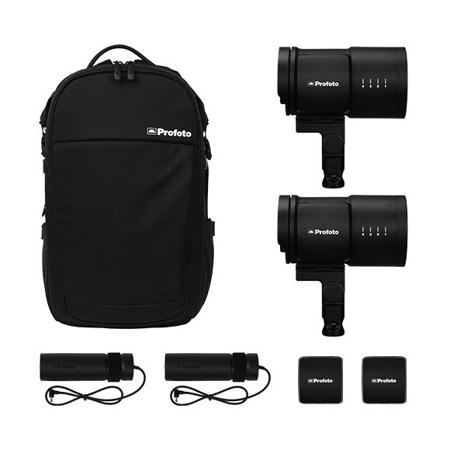 Profoto B10 AirTTL Off Camera Flash Duo Kit with 2 Flashes, Batteries, Charger