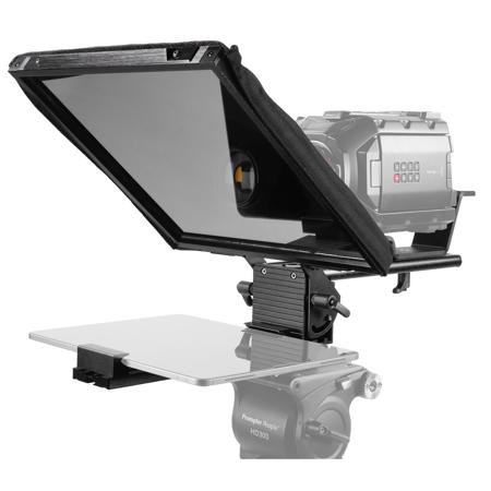 Prompter People Prompter Pal Camera Sled Teleprompter with Tablet Cradle for iPhone or iPad, 12x12" BeamSplitter Glass