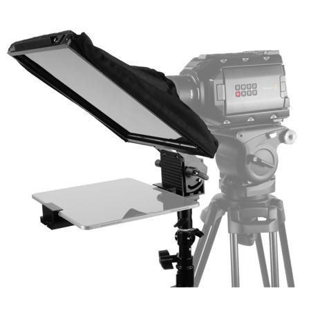 Prompter People Prompter Pal FreeStanding Teleprompter with Tablet Cradle for iPhone or iPad, 12x12" BeamSplitter Glass