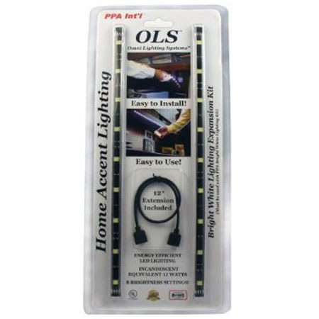 PPA International OLSHAWHT2 Home Accent LED Strips, 1ft