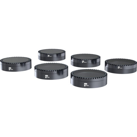Polar Pro Standard Series 6-Pack Filter Set for DJI Mavic Air Drone, Includes ND4 Filter, ND8 Filter, ND16 Filter, ND4/PL Filter, ND8/PL Filter, ND16/PL Filter, Hard Case