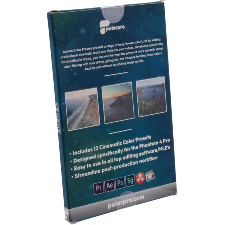 Polar Pro Aurora Phantom 4 Pro/Adv Edition Cinematic Color Presets