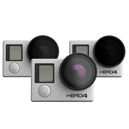 Polar Pro Frame2.0-FPV Quadcopter Filter for GoPro HERO3/3+/4 Cameras, 3 Pack