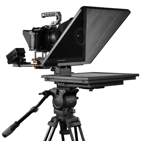Prompter People Flex Plus 15" 15mm Rail Mount Teleprompter with 3G-SDI HighBright Monitor