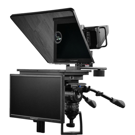Prompter People Flex Plus Teleprompter with 17" Regular Monitor and 18.5" 3G-SDI Talent Monitor
