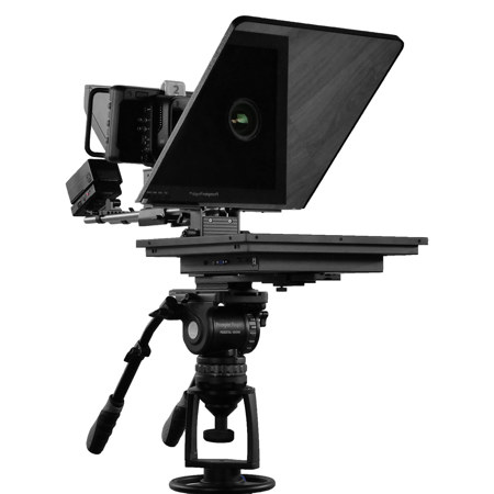 Prompter People Flex Plus 17" 15mm Rail Mount Teleprompter with Regular Monitor