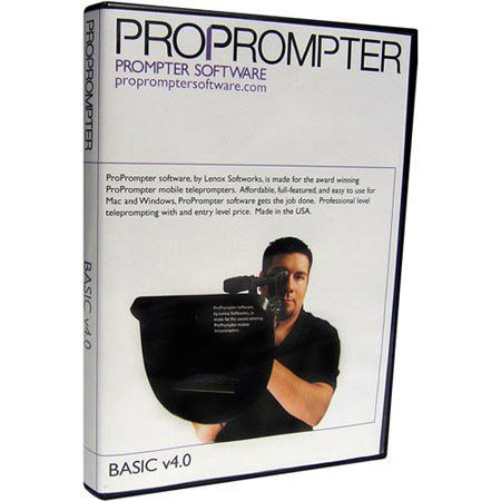 ProPrompter Basic Software v4 for Mac/Windows