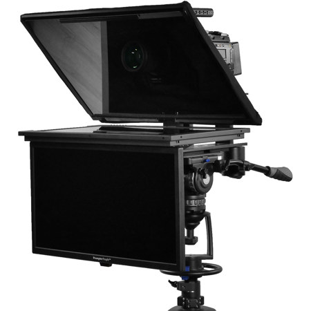 Prompter People Q-Gear QPRO 24" High-Bright Teleprompter with 24" Regular Talent Monitor