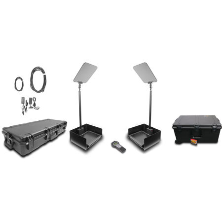 Prompter People ProLine Stage Pro Autostep 17" HB Presidential Teleprompter Kit
