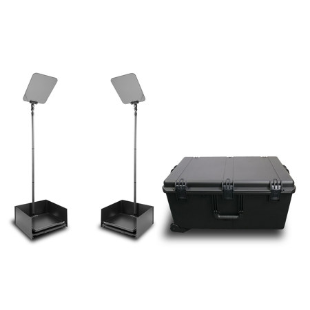Prompter People StagePro 17" Presidential Teleprompter Travel Kit, Pair