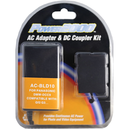 Power2000 AC Adapter & DC Coupler Kit for Panasonic DMW-DCC9