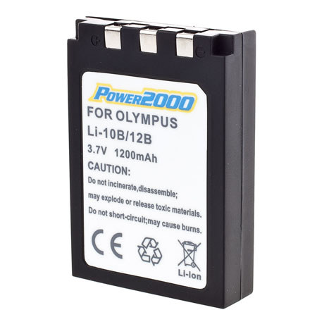 Power2000 LI-10B/12B Replacement Battery 3.7V, 1200mAh