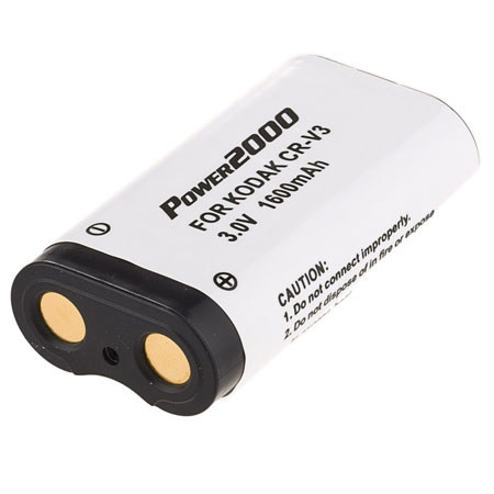 Power2000 CRV-3 Replacement Li-Ion Battery 3.0v 1600mah