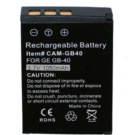 Power2000 GB-40 3.7V 1050mAh Rechargeable Li-Ion Battery for GE General Imaging