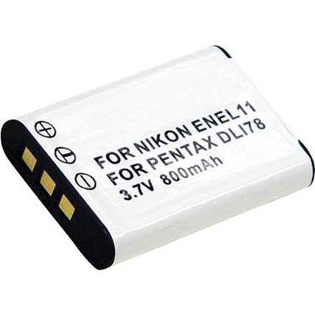 Power2000 EN-EL11/D-Li78 3.7V 800mAh Rechargeable Lithium-Ion Battery for Nikon & Pentax Digital Cameras