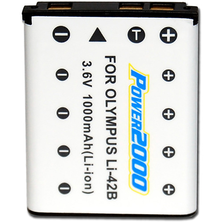 Power2000 ACD-478 3.6V 1000mAh Rechargeable Lithium-ion Battery for Select Camera Batteries