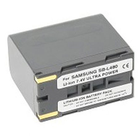 Power2000 SAM-L480 7.2V 6000mAh Replacement Lithium-Ion Camcorder Battery