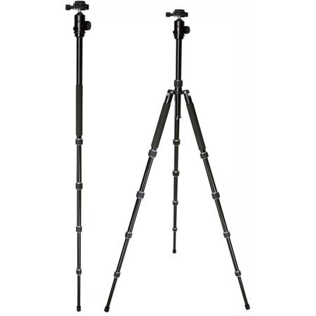 VidPro AT-52 VentureMaxx Professional 5-Section Al Travel Tripod with Ball Head