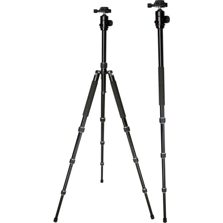 VidPro AT-72 VentureMaxx 72" Pro Aluminum Travel Tripod, Quick Release Ball Head