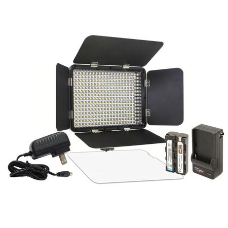 VidPro LED-330X Variable-Color On-Camera LED Video Light Kit