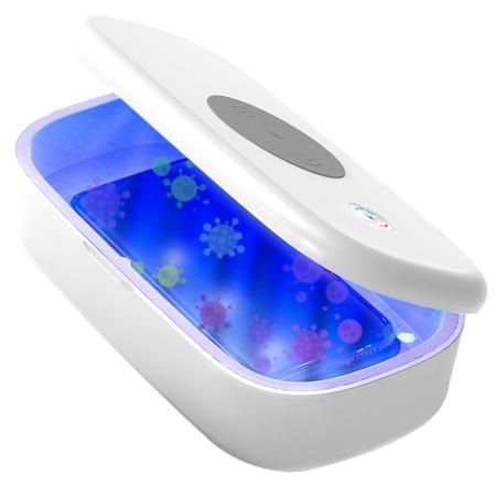VidPro UV-BOX UV Light Phone Sanitizer Box with Wireless Charging Pad