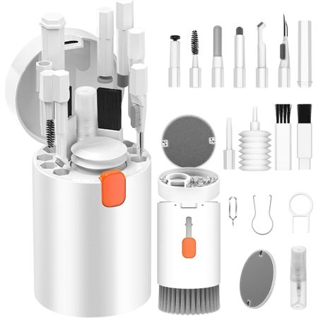 ProOptic 20-in-1 Multipurpose Cleaning Tool Set for Digital Devices (White)