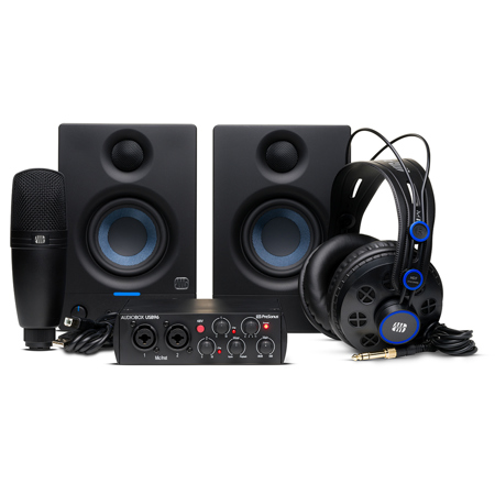 PreSonus AudioBox USB 96 USB-B Audio/MIDI Interface Complete Bundle
