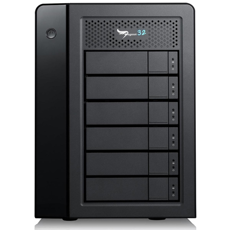 Promise Technology Pegasus32 R6 24TB (6x4TB) 6-Bay Thunderbolt 3/USB 3.2 Array