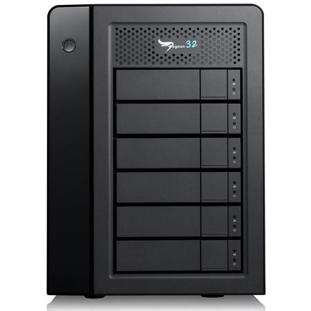 Promise Technology Pegasus32 R6 48TB (6x8TB) 6-Bay Thunderbolt 3 / USB 3.2 Gen 2 RAID Array