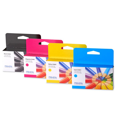 Primera Technology Multi-Pack Ink Cartridges for LX2000 Color Label Printer,CMYB