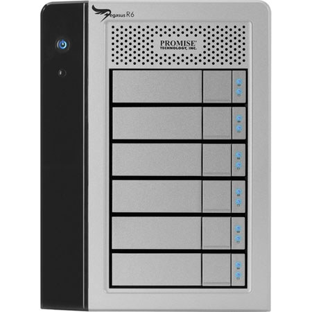 Promise Technology 12TB (6x 2TB) Pegasus R6 RAID Storage with Thunderbolt