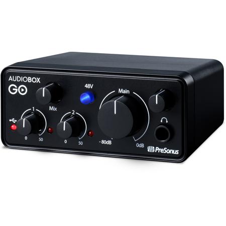 PreSonus AudioBox GO 2x2 USB Recording Interface