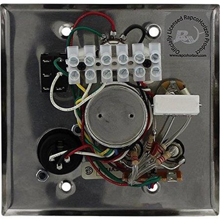 Pro Co Sound AVP1V Audio-Visual Interface Wallplate, Stainless Steel