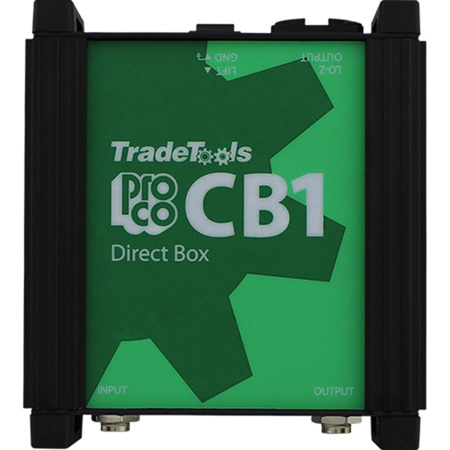 Pro Co Sound CB1 Standard Passive Direct Box with Ground Lift Switch