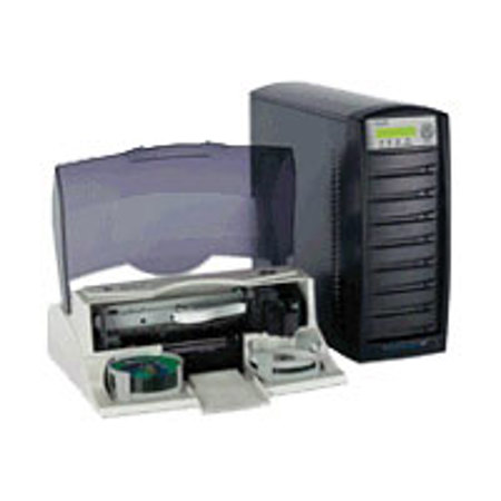 Primera Technology Primera DUP-07 CD/DVD Tower Duplicator and Bravo II CD/DVD Auto Inkjet Printer Bundle