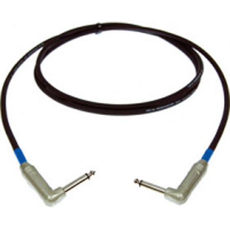 Pro Co Sound EGLL-06 6" Excellines 20 AWG Instrument Cable, 1/4" Phone Angled Male Connector