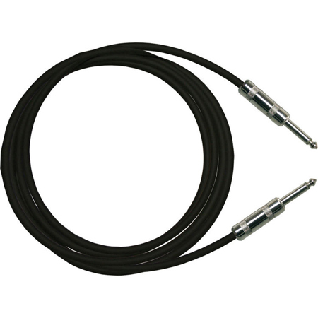 Pro Co Sound RapcoHorizon G3-15 15' Concert Cable, 2x 1/4" Connectors, Black