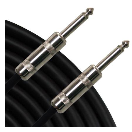 Pro Co Sound G3-20 20' Concert Guitar Instrument Cable, 2x 1/4" Connectors, Black