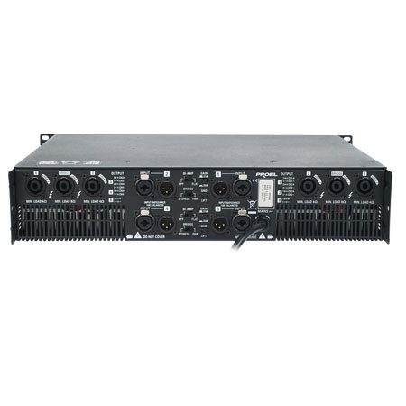 Proel HPD3000 Rackmount 4 x 750 Watts Power Amplifier
