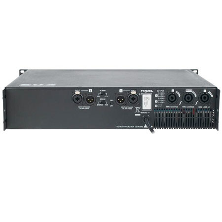Proel HPD3400PFC 2 x 1700 Watts Power Amplifier