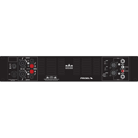 Proel HPX2400 2 x 800 Watts Power Amplifier