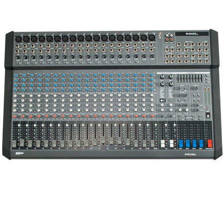 Proel M16USB 20-Channel Stereo Mixer