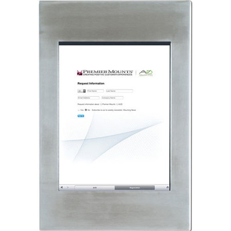 Premier Mounts IPM-700SS iPad Mounting Frame, Stainless Steel