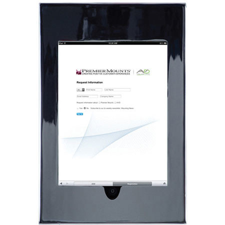 Premier Mounts IPM-710C Secure iPad Mounting Frame, Chrome